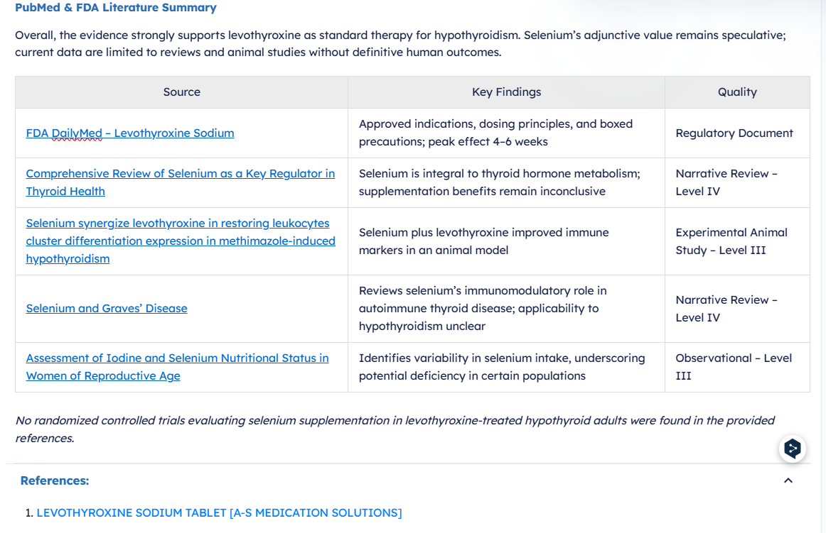 DeepEvidentia report continued