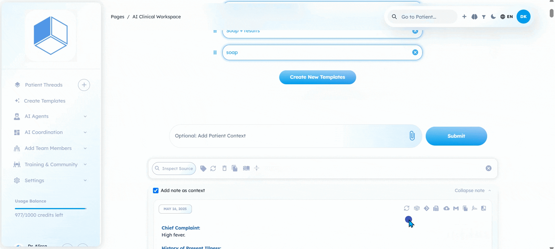 PDF upload animation via attachment icon